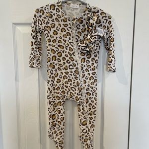 Angel Dear animal print footie 6-9m